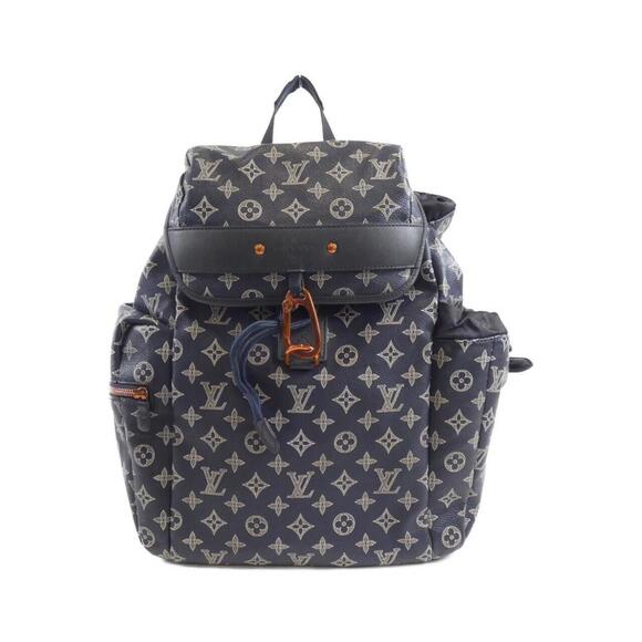 LOUIS VUITTON Blue Monogram Backpack - Picture 1 of 10